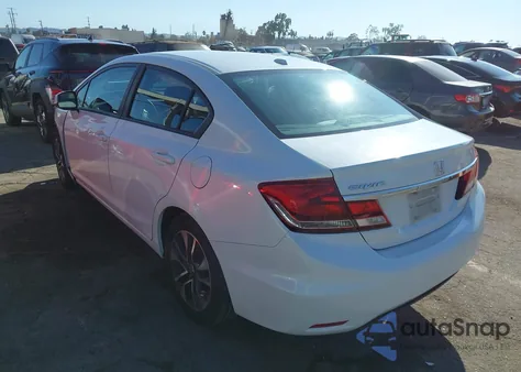 2013 Honda Civic Ex-L z USA, uszkodzony, nr VIN 19XFB2F99DE246757